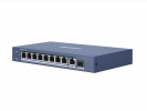Hikvision Неуправляемый, 8 RJ45 1000M PoE с грозозащитой 6кВ DS-3E0510P-E