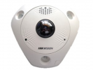 Hikvision 6Мп fisheye IP-камера с ИК-подсветкой до 15м, DS-2CD6365G0E-IVS(1.27mm)(B)