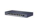 Hikvision Неуправляемый, 6 RJ45 1000M PoE с грозозащитой 6кВ; DS-3E0510HP-E