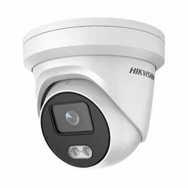 Фотография товара 'Hikvision DS-2CD2327G2-LU(C)(2.8mm) 2Мп уличная купольная IP-камера с LED-подсветкой до 30м'