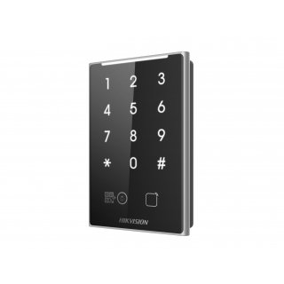 Фотография товара 'Hikvision DS-K1109EKB-QR Считыватель EM карт с поддержкой Bluetooth, ПИН-код, QR-код Частота считывания 125КГц'