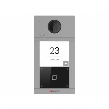 Фотография товара 'Hikvision VDP-D4211W(B)/Flush 2Мп IP вызывная панель на одного абонента с ИК-подсветкой до 3м и Wi-Fi'