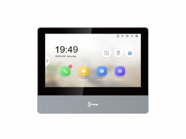 Фотография товара 'Hikvision 7“ IP видеодомофон 7" цветной TFT LCD экран с разрешением 1024х600DS-KH8350-TE1'