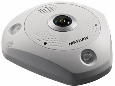 Фотография товара 'Hikvision 6Мп fisheye IP-камера с ИК-подсветкой до 15м, DS-2CD6365G0E-IS(1.27mm)(B)'
