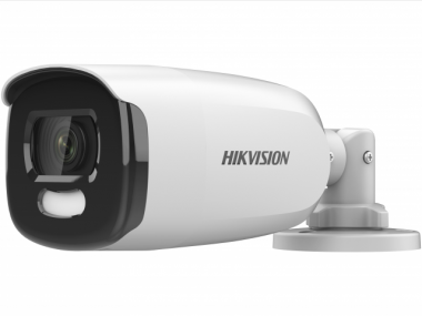 Фотография товара 'Hikvision 5Мп уличная цилиндрическая HD-TVI камера с LED подсветкой до 40м, DS-2CE12HFT-F28(2.8mm)'