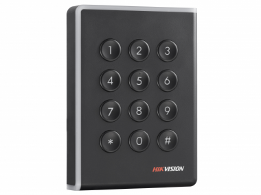Фотография товара 'Hikvision Считыватель Desfire, Mifare карт с механической клавиатурой, DS-K1108ADK'