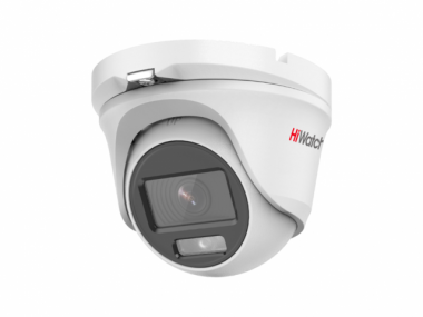 Фотография товара 'Hikvision 2Мп уличная купольная HD-TVI камера с LED-подсветкой до 20м, DS-T203L (6 mm)  ColorVu'