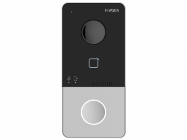 Фотография товара 'Hikvision 2Мп IP вызывная панель на одного абонента с ИК-подсветкой до 3м и Wi-Fi угол обзора 129°, PoE/ 12В DC; DS-D100IPF'