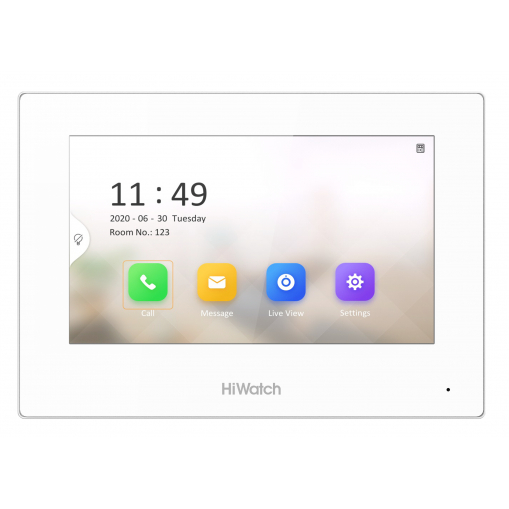 Фотография товара 'Hikvision VDP-H22117“ IP видеодомофон Сенсорный 7" TFT LCD экран 1024*600; встроенные микрофон и динамик'