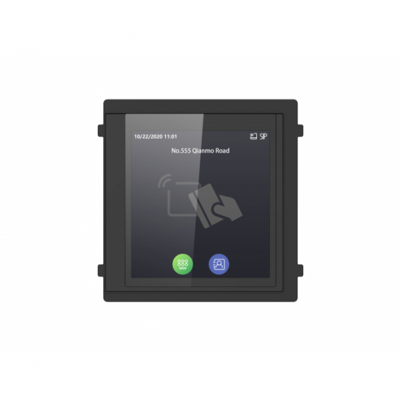 Фотография товара 'Hikvision DS-KD-TDM Модуль сенсорной клавиатуры со встроенным считывателей 4‘’ IPS'