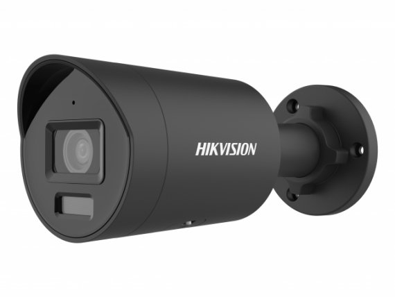 Фотография товара 'Hikvision DS-2CD2087G2H-LIU(2.8mm)(BLACK) 8Мп уличная цилиндрическая IP-камера с Smart гибридной EXIR/LED подсветкой до 40м'