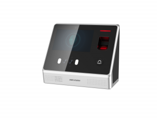 Фотография товара 'Hikvision Терминал доступа с распознаванием лиц, встроенным считывателем Mifare карт DS-K1T605MF-B'