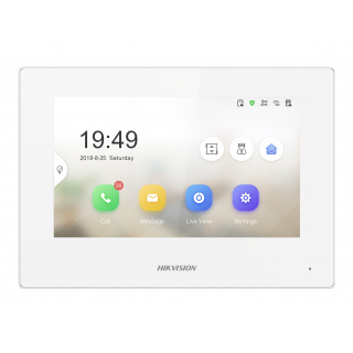 Фотография товара 'Hikvision DS-KH6320-LE1/White(B) 7“ IP видеодомофон Сенсорный 7" TFT LCD экран с разрешением 1024*600'