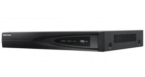 Фотография товара 'Hikvision 4-х канальный IP-видеорегистратор c PoE Видеовход DS-7604NI-K1/4P(B)'