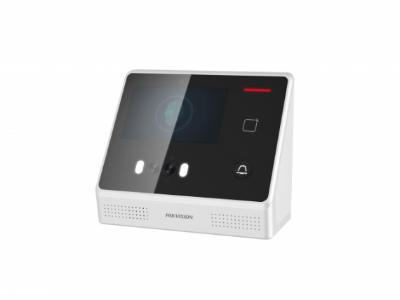 Фотография товара 'Hikvision Терминал доступа с распознаванием лиц и встроенным считывателем EM карт DS-K1T8105E'