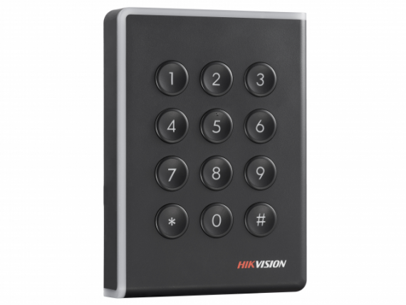 Фотография товара 'Hikvision Считыватель Mifare карт с механической клавиатурой, DS-K1108AMK'