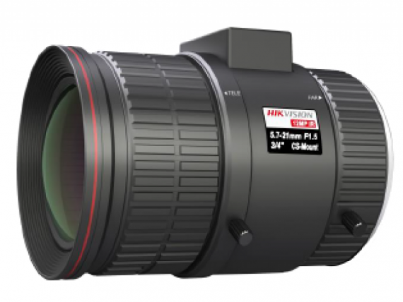 Фотография товара 'Hikvision Вариофокальный 12Мп объектив 3/4"; 5.7-21мм F1.5-С; крепление CS; MV5721D-12MPIR'