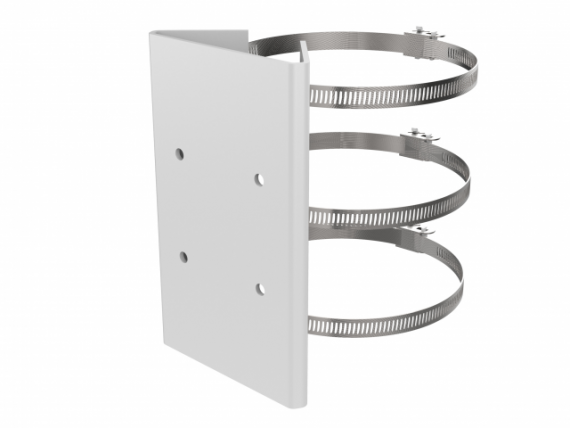 Фотография товара 'Hikvision Крепление на столб, сталь и нержавеющая сталь, DS-1673ZJ-P'