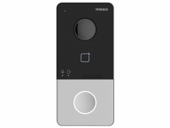 Фотография товара 'Hikvision 2Мп IP вызывная панель на одного абонента с ИК-подсветкой до 3м и Wi-Fi угол обзора 129°, PoE/ 12В DC; DS-D100IPF'